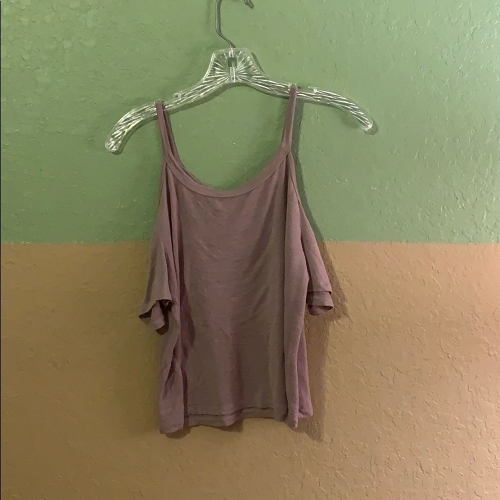 One strap off the shoulder blouse